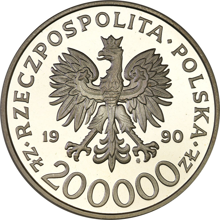 PRL. 200.000 złotych 1990 Grot Rowecki